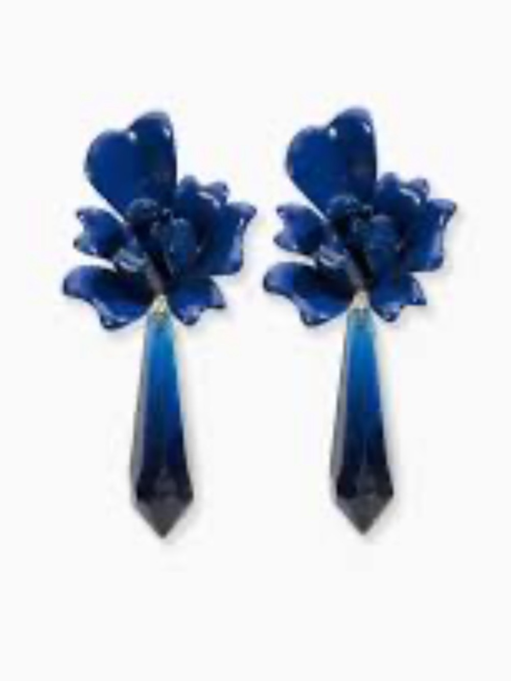 Carolina Herrera Enamel Tulip Earrings